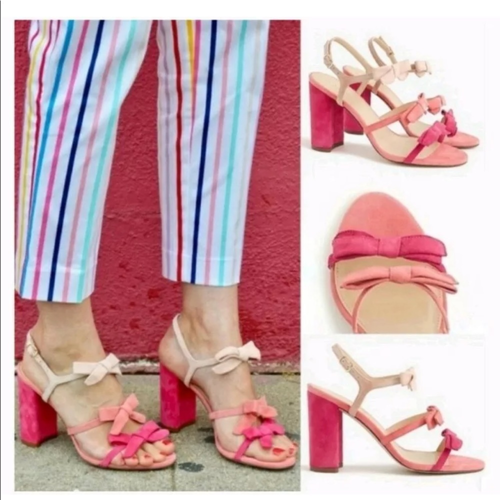 J Crew Stella Bow Heels